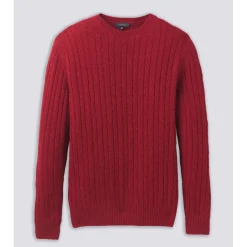 Turtleson Roy Cable Knit Sweater Crew Golf Apparel