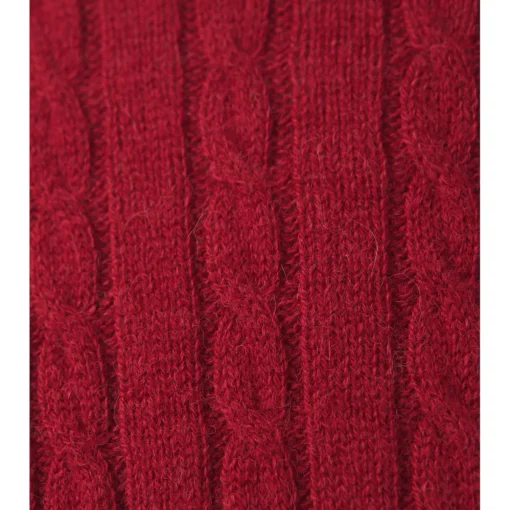 Turtleson Roy Cable Knit Sweater Crew Golf Apparel