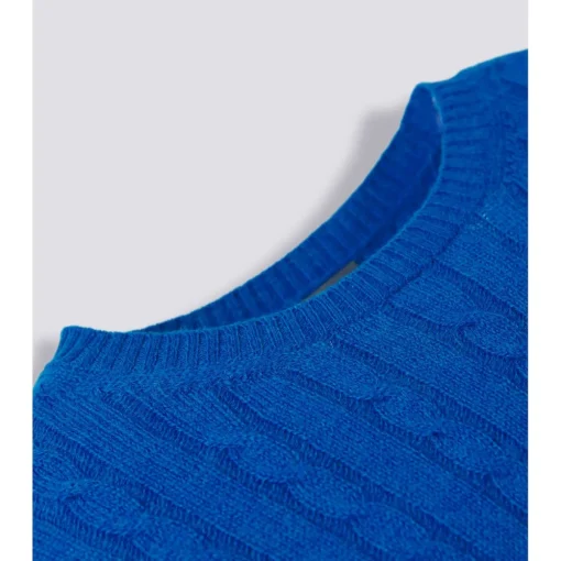 Turtleson Roy Cable Knit Sweater Crew Golf Apparel