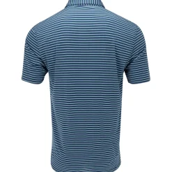 Turtleson Ryan Stripe Performance Shirt Polo Short Sleeve Golf Apparel