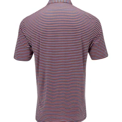 Turtleson Ryan Stripe Performance Shirt Polo Short Sleeve Golf Apparel