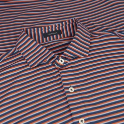 Turtleson Ryan Stripe Performance Shirt Polo Short Sleeve Golf Apparel