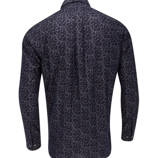 Turtleson Shepherd Paisley Chambray Shirt Dress Golf Apparel