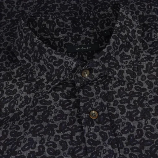 Turtleson Shepherd Paisley Chambray Shirt Dress Golf Apparel