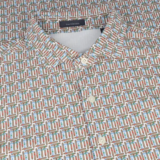 Turtleson Stogie Performance Shirt Polo Short Sleeve Golf Apparel