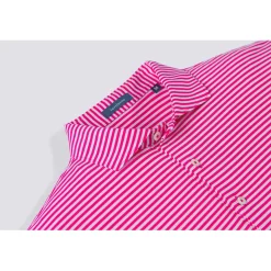 Turtleson Tanner Stripe Performance Shirt Polo Short Sleeve Golf Apparel
