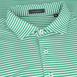 Turtleson Tanner Stripe Performance Shirt Polo Short Sleeve Golf Apparel