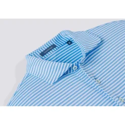 Turtleson Tanner Stripe Performance Shirt Polo Short Sleeve Golf Apparel