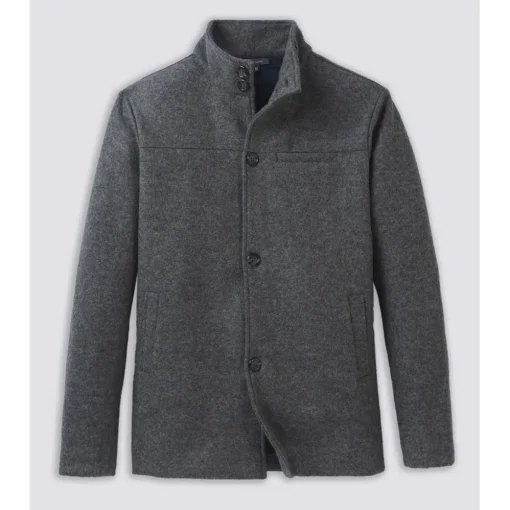 Turtleson Townsend Felted Wool Peacoat Outerwear Jacket Golf Apparel