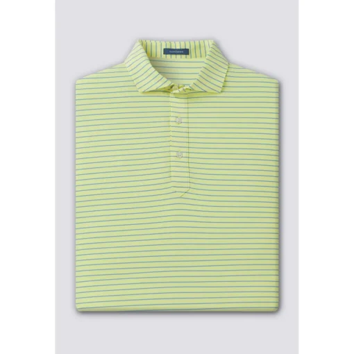 Turtleson Trey Stripe Performance Shirt Polo Short Sleeve Golf Apparel