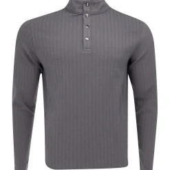 Turtleson Troy Herringbone 1/4 Snap Outerwear Pullover Golf Apparel