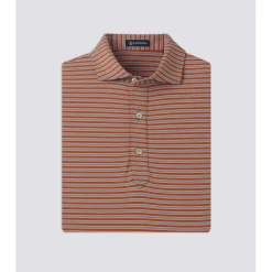 Turtleson Waverly Stripe Performance Shirt Polo Short Sleeve Golf Apparel
