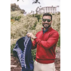 Turtleson Wynn Performance 1/4 Zip Outerwear Pullover Golf Apparel