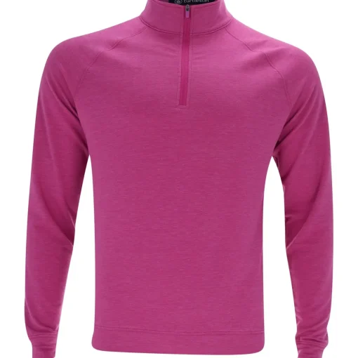 Turtleson Wynn Performance 1/4 Zip Outerwear Pullover Golf Apparel
