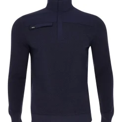 Under Armour Bermuda Sweater Fleece 1/4 Zip Outerwear Pullover Golf Apparel