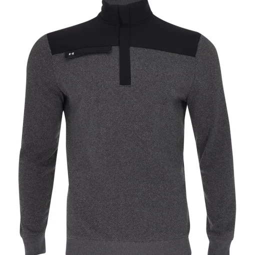 Under Armour Bermuda Sweater Fleece 1/4 Zip Outerwear Pullover Golf Apparel
