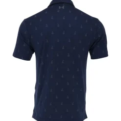 Under Armour Playoff 3.0 Boats Print Shirt Polo Short Sleeve Golf Apparel