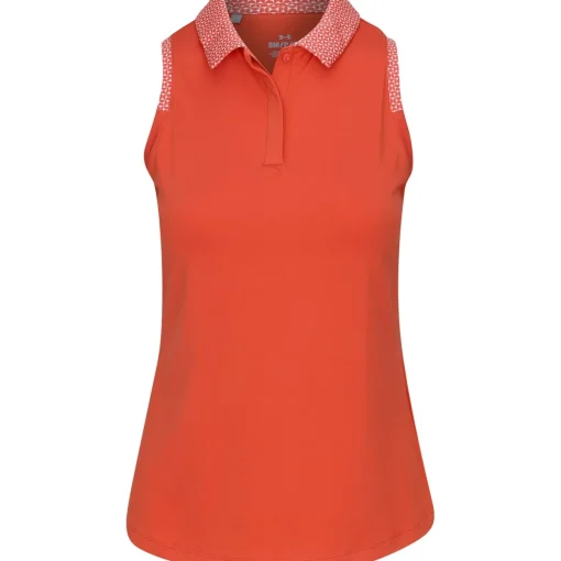 Under Armour Playoff 3.0 Grooves Print Shirt Polo Short Sleeve Golf Apparel