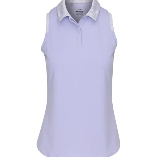 Under Armour Playoff 3.0 Grooves Print Shirt Polo Short Sleeve Golf Apparel