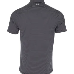 Under Armour T2 Green Bridge Stripe Shirt Polo Short Sleeve Golf Apparel