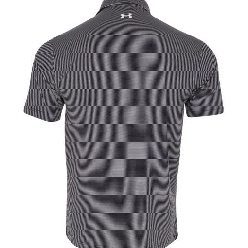 Under Armour T2 Green Bridge Stripe Shirt Polo Short Sleeve Golf Apparel