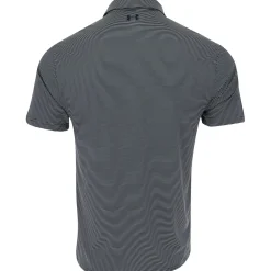 Under Armour T2 Green Bridge Stripe Shirt Polo Short Sleeve Golf Apparel