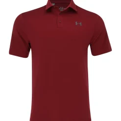 Under Armour T2 Green Shirt Polo Short Sleeve Golf Apparel