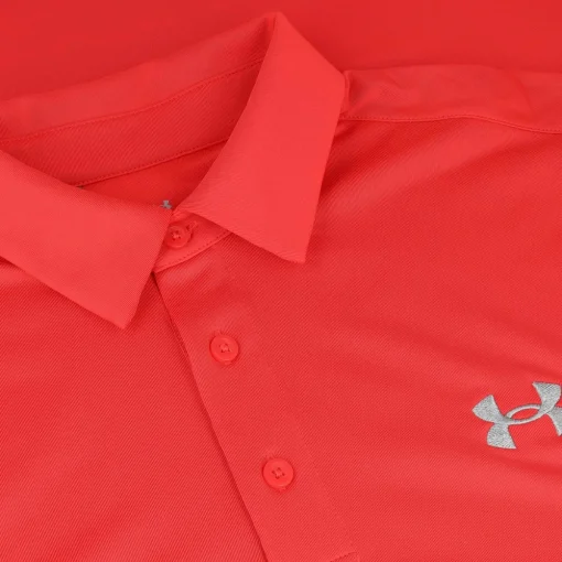 Under Armour T2 Green Shirt Polo Short Sleeve Golf Apparel
