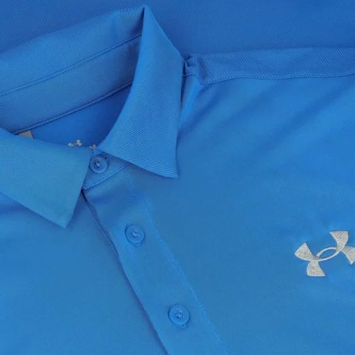 Under Armour T2 Green Shirt Polo Short Sleeve Golf Apparel