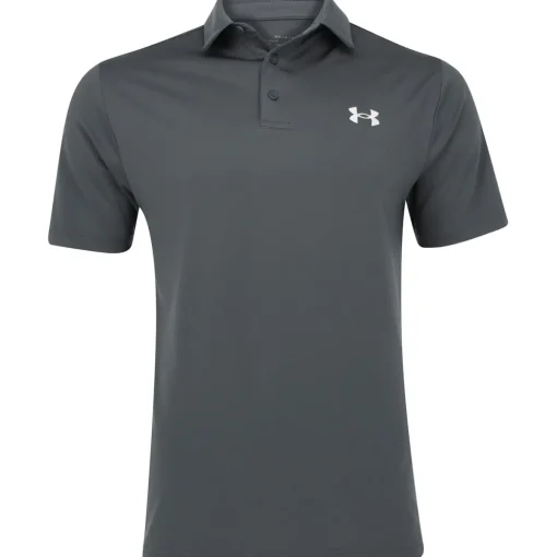 Under Armour T2 Green Shirt Polo Short Sleeve Golf Apparel