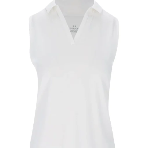 Under Armour UA Aura Sleeveless Shirt Polo Short Sleeve Golf Apparel