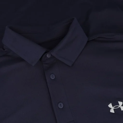 Under Armour UA Aura Solid Shirt Polo Short Sleeve Golf Apparel
