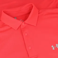 Under Armour UA Aura Solid Shirt Polo Short Sleeve Golf Apparel