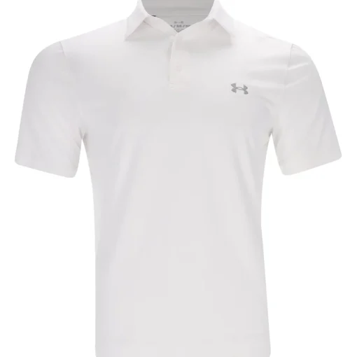 Under Armour UA Aura Solid Shirt Polo Short Sleeve Golf Apparel