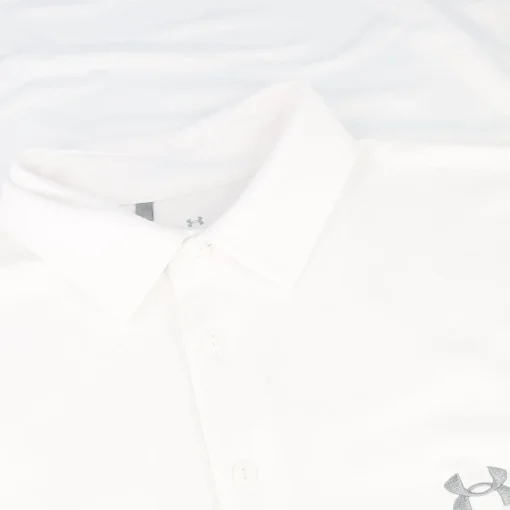 Under Armour UA Aura Solid Shirt Polo Short Sleeve Golf Apparel
