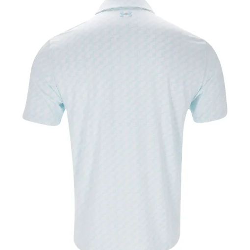 Under Armour UA Drive Clubhouse Grid Shirt Polo Short Sleeve Golf Apparel