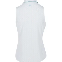 Under Armour UA Drive Clubhouse Grid Sleeveless Shirt Polo Short Sleeve Golf Apparel