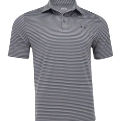Under Armour UA Drive Groove Stripe Shirt Polo Short Sleeve Golf Apparel