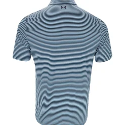 Under Armour UA Drive Groove Stripe Shirt Polo Short Sleeve Golf Apparel