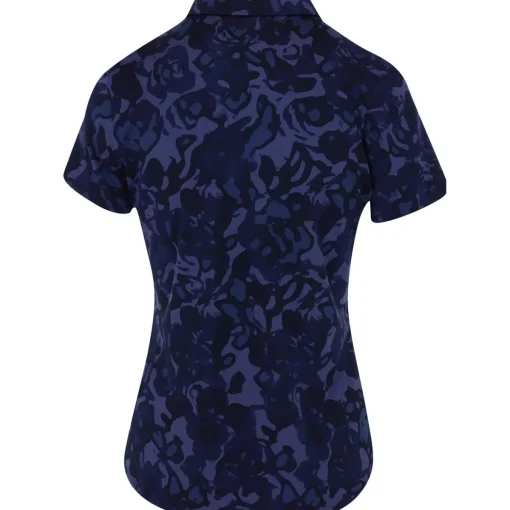 Under Armour UA Drive Rose Printed Shirt Polo Short Sleeve Golf Apparel