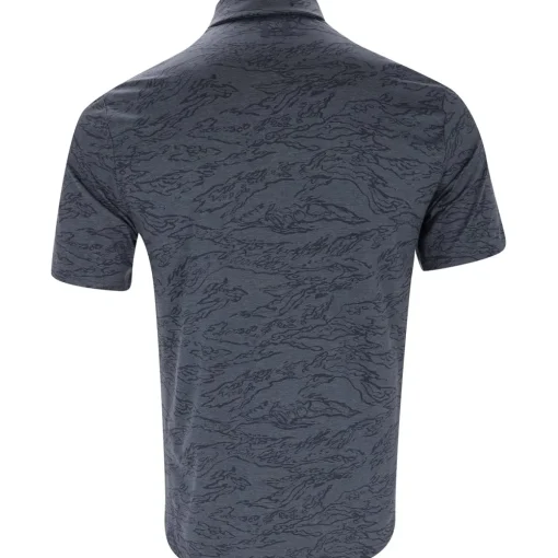 Under Armour UA Drive Tiger Jacquard Shirt Polo Short Sleeve Golf Apparel