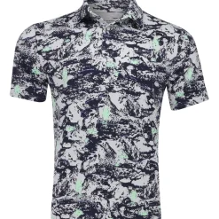 Under Armour UA Playoff 3.0 Into The Woods Print Shirt Polo Short Sleeve Golf Apparel