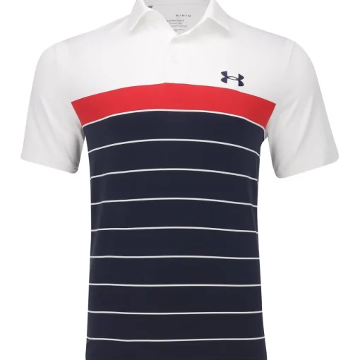 Under Armour UA Playoff 3.0 Pop Top Shirt Polo Short Sleeve Golf Apparel