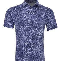 Under Armour UA Playoff 3.0 Density Print Shirt Polo Short Sleeve Golf Apparel