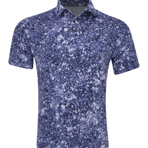 Under Armour UA Playoff 3.0 Density Print Shirt Polo Short Sleeve Golf Apparel