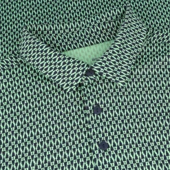 Under Armour UA Playoff 3.0 Density Print Shirt Polo Short Sleeve Golf Apparel