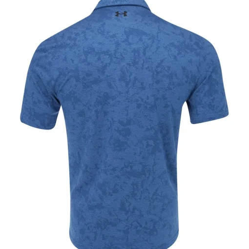 Under Armour UA Playoff 3.0 Line Dye Jacquard Shirt Polo Short Sleeve Golf Apparel