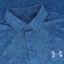 Under Armour UA Playoff 3.0 Line Dye Jacquard Shirt Polo Short Sleeve Golf Apparel