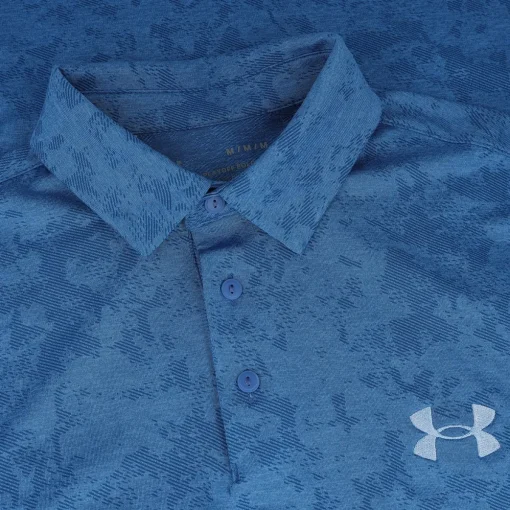 Under Armour UA Playoff 3.0 Line Dye Jacquard Shirt Polo Short Sleeve Golf Apparel