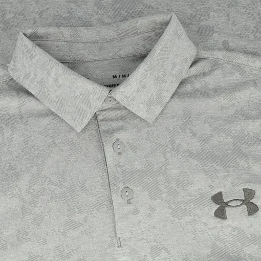 Under Armour UA Playoff 3.0 Line Dye Jacquard Shirt Polo Short Sleeve Golf Apparel